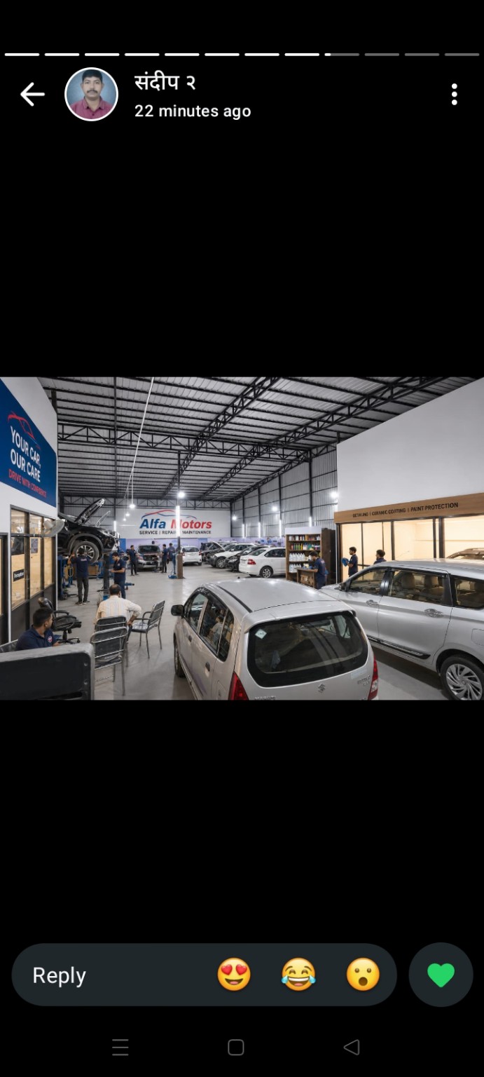 ALFA MOTORS workshop interior